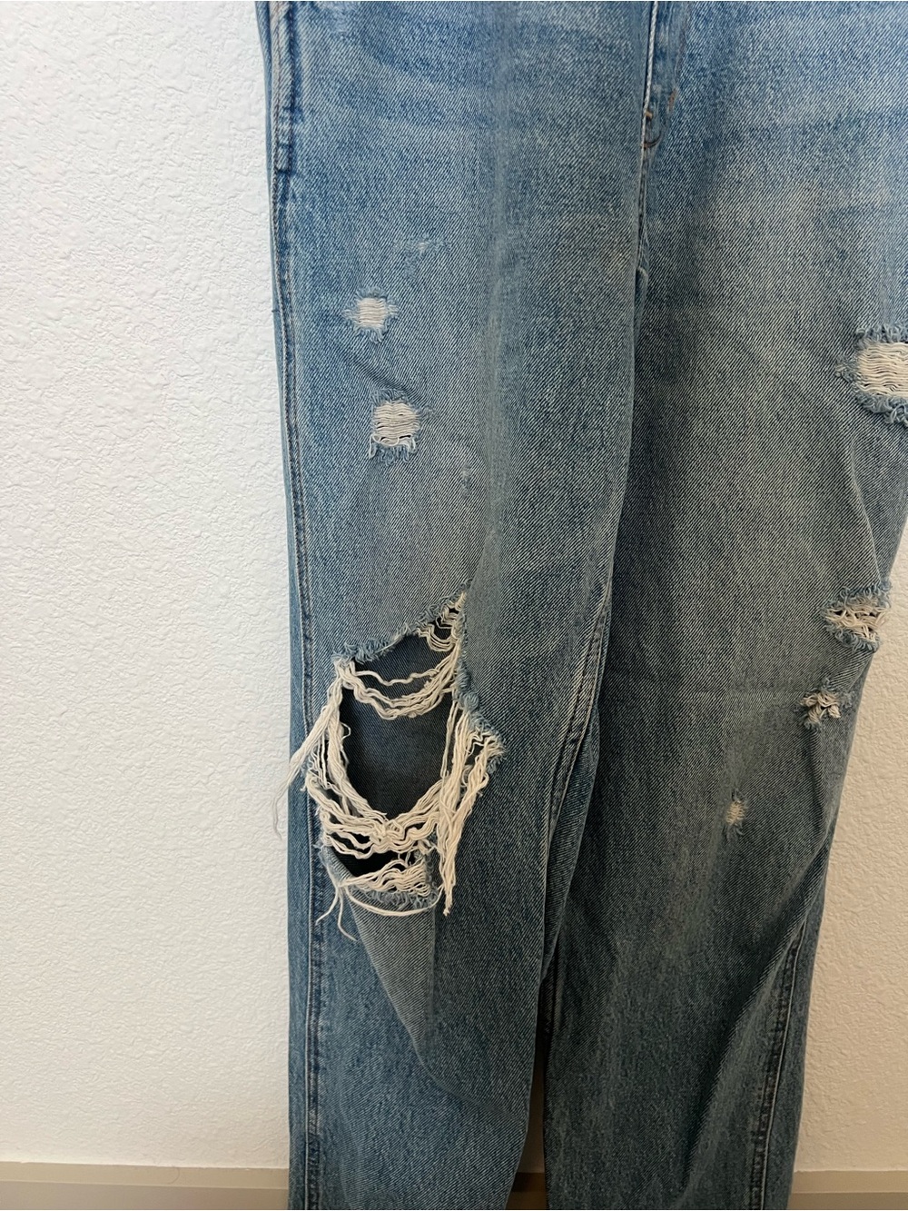 Abercrombie Denim Overalls  - Medium Wash - Picture 4 of 7